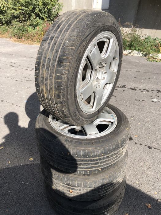 Двойни лети джанти за ауди А6 Алрод 215/55 R 17