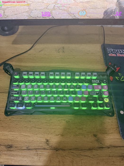 Mercury Gravastar Cyberpunk мышка клавиатура комплект