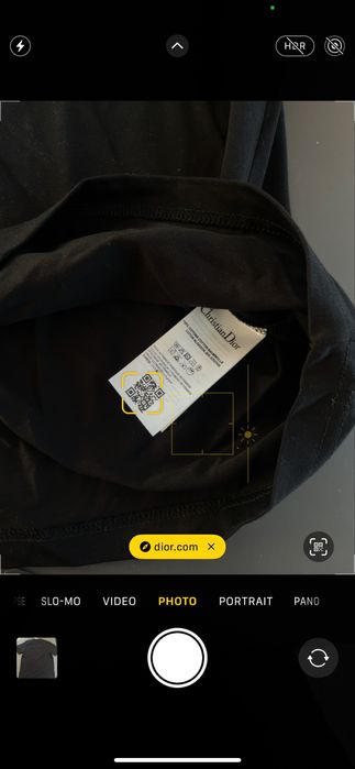 Тениска DIOR Archives-ЧИСТО НОВА!С надписи и QR кодове!