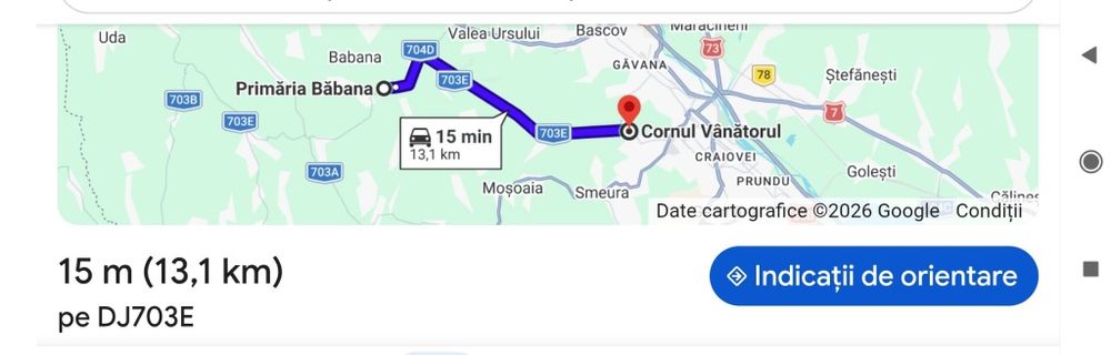 Vând teren 8 euro la 13 km de Pitești
