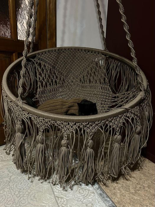 Подвесное кресло ручной работы