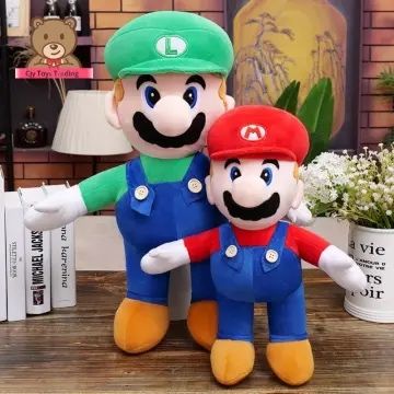 Голям плюшен Супер Марио и Луиджи, плюшена играчка Super Mario Luigi