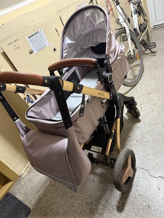 Carucior 3 in 1 Coccole Ambra , Rose Gold