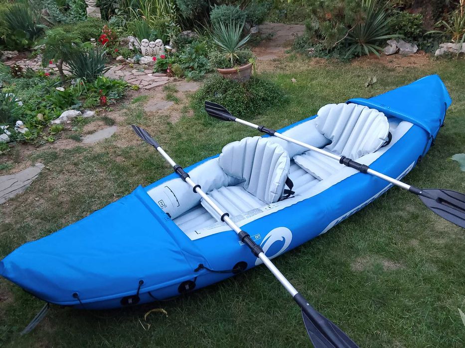 Надуваем каяк за двама - Bestway HYDRO-FORCE RAPID X2 KAYAK - 3,28м/0,88м
