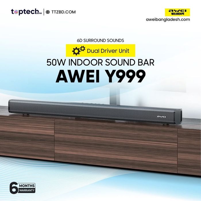 Awei Y999 50w – Саундбар с двойными динамиками. Есть доставка