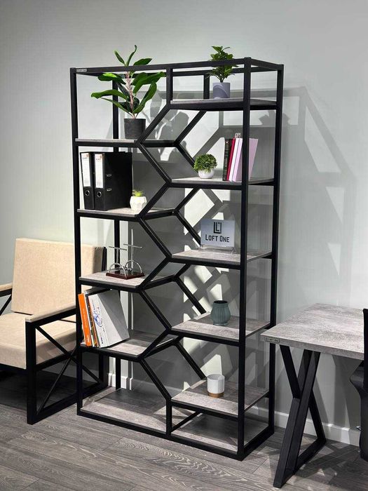 Стеллаж в стиле лофт, шкаф полки от производителя Stelaj birinchi qol