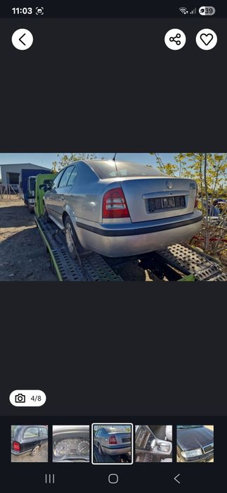 Capota bara far stop usa portbagaj radiator Skoda Octavia 1 Piese