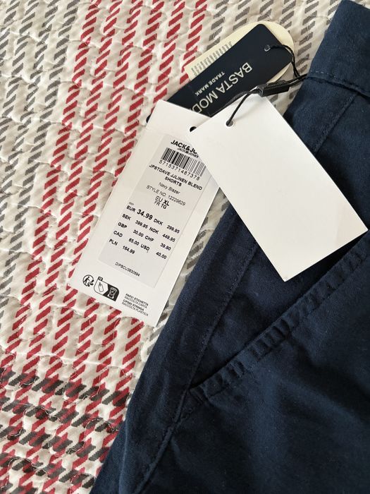 Къси Ленени Панталони Jack and Jones