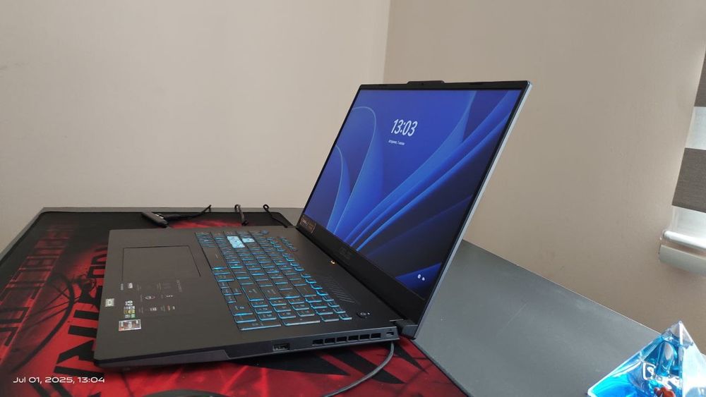 ASUS TUF A17 Ryzen 7 6800h  16GB DDR5 1.5TB SSD  Ideal Holatda!