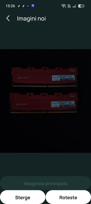 Memorie DIMM DDR4 Exceleram 16GB 3000Mhz (2x8GB