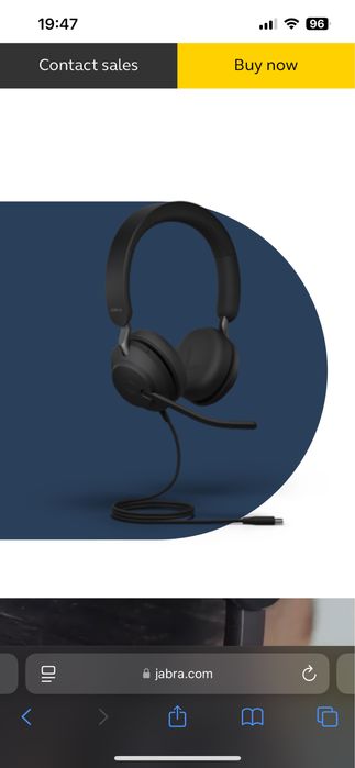 Jabra Evolve2 40 SE слушалки