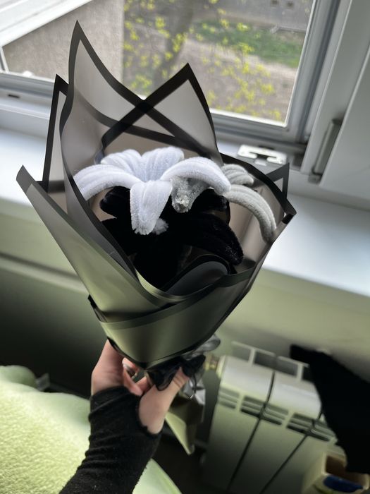 buchet crini din sarma plusata