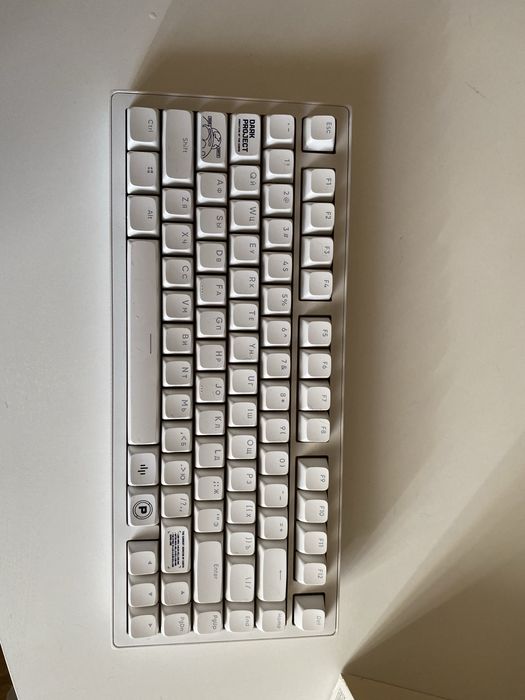 Продам клавиатуру механическую DARK PROJECT ALU81A Terra Nova белый