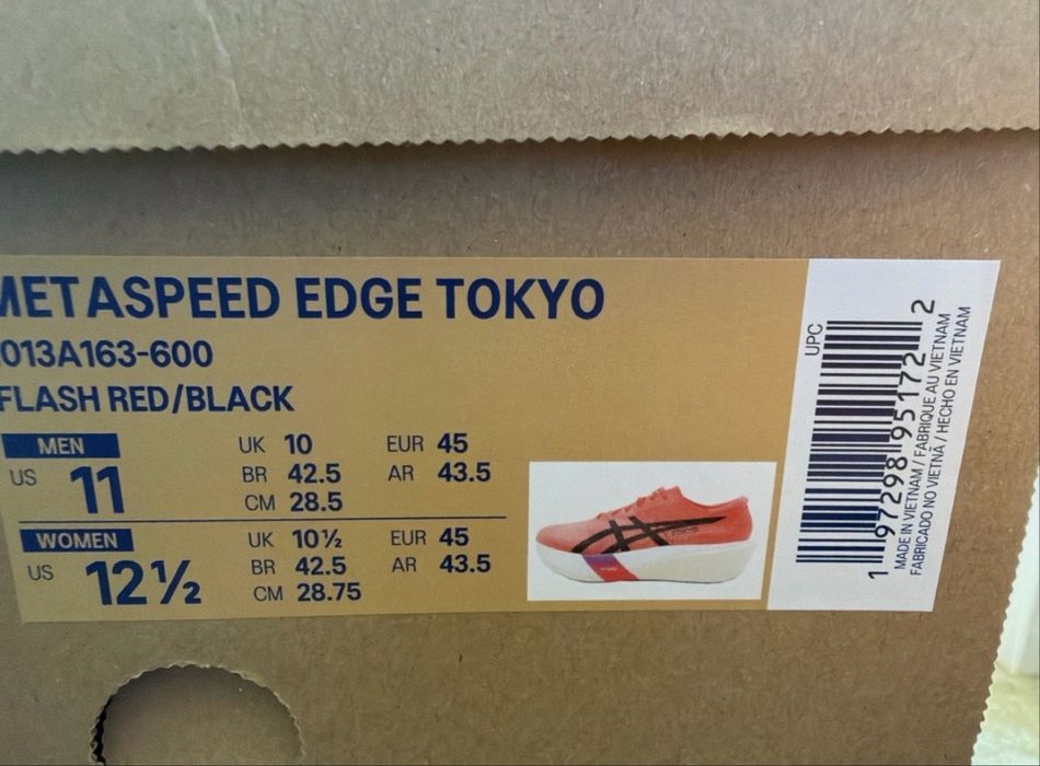 Asics Metaspeed Tokyo Carbon 45