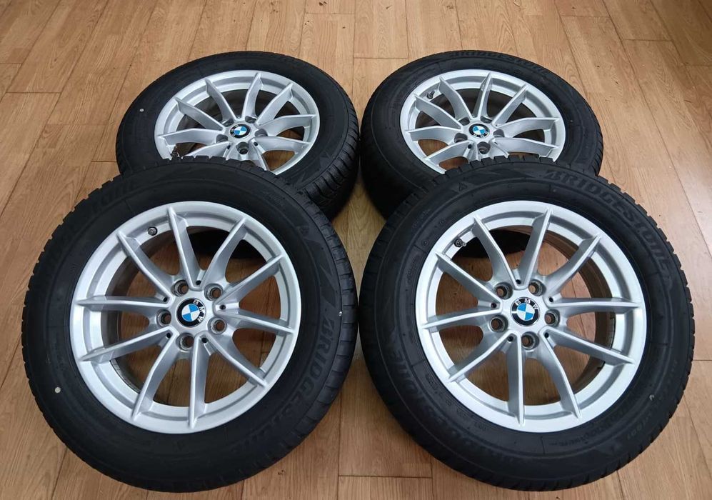 Jante 16 BMW G20 21 28 originale cu senzori anvelope iarnă MS 8-9 mm impecabile