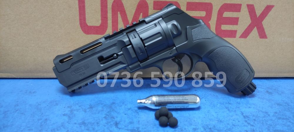 Revolver puternic 11J paintball/bile de cauciuc T4E HDR50 original