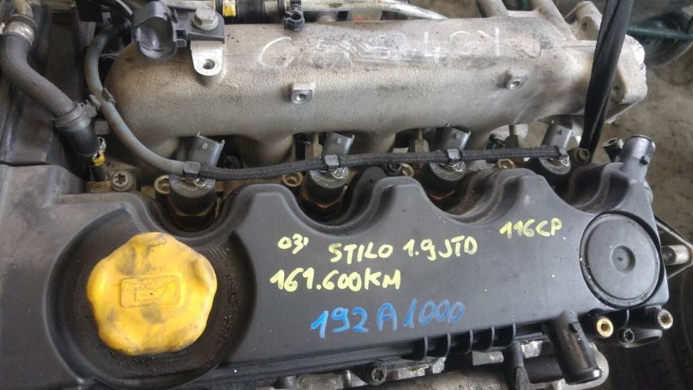 Motor 1.9 jtd fiat stilo 192a1000 dupa 2003 115c p