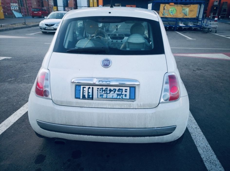Fiat 500 baby blue