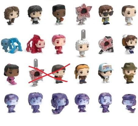 Фигурки очень странные дела kinder joy