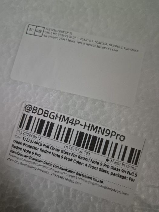 Стъкло, протектора редми нот9 про