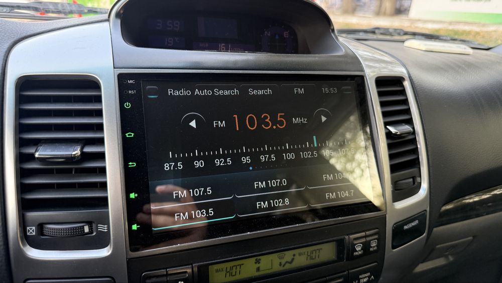 Магнитола на Prado 120