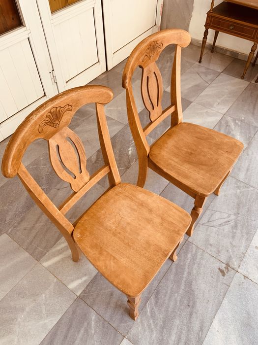 Винтидж трапезни чифт столове