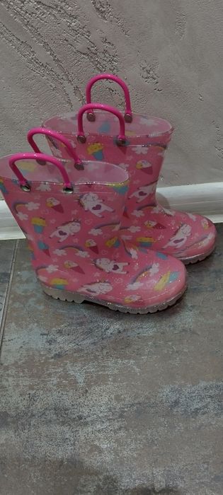 Гумени светещи ботушки за дъжд