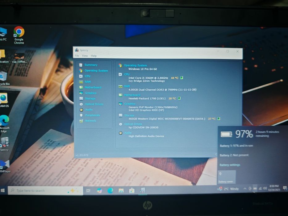 Laptop HP Elitebook i5 gen3
