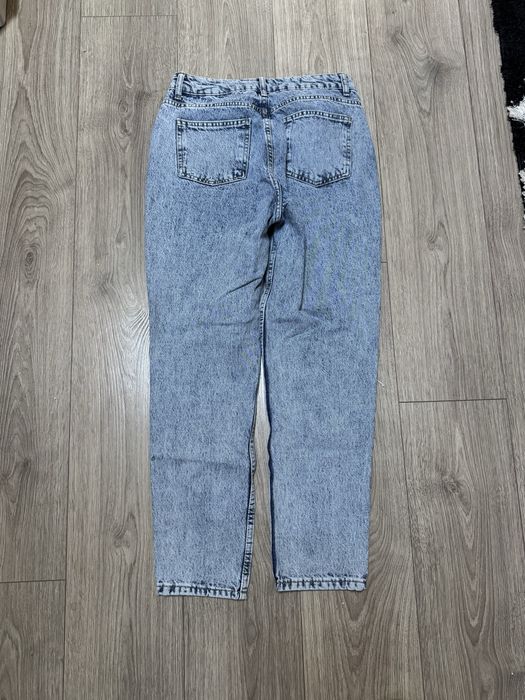 Blugi albastrii mom fit