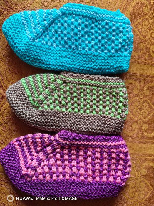 Ръчно плетени терлици