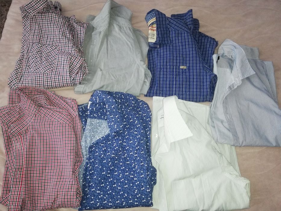 Мъжки ризи М размер - 7 броя