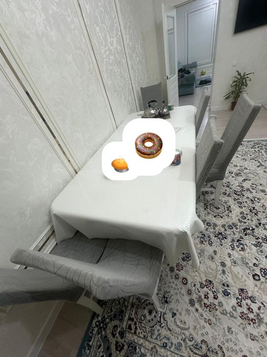 Кухонный стол орындықтарымен