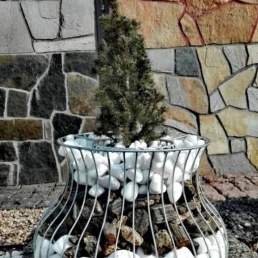 Для ваза белий камен галка