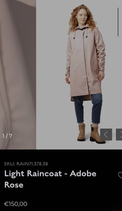 Яке противоводно Ilse Jacobsen .р С,М .от 200€