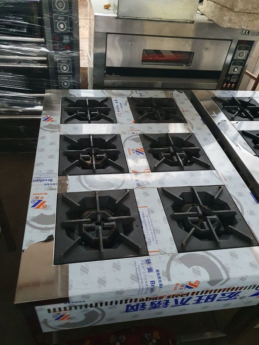 Gaz Plita 6 kanforkali Gazli Plita Garantya 1 yil Dastavka UZB buylab