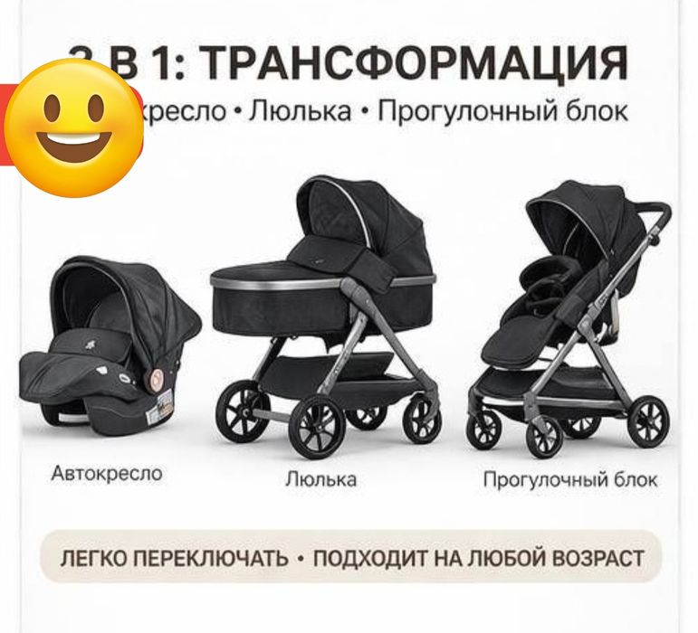 Продам коляску всесезонку