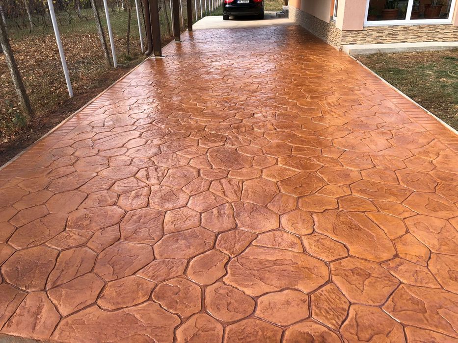 Beton amprentat Dumbravita