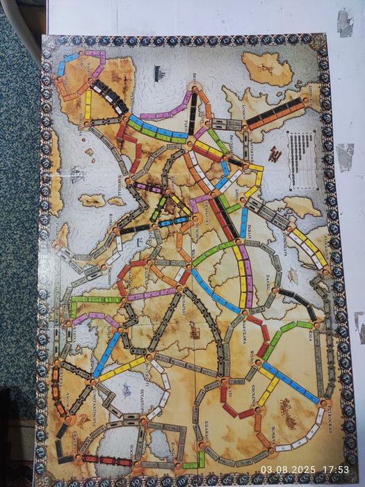Настольная игра Ticket to Ride (Europe)