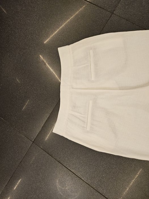 ZARA панталон лен и памук S-36
