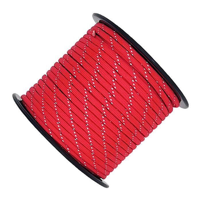 Паракорд 550 въже с рефлектиращи нишки, 4мм, 7 нишков, 50 метра ролка