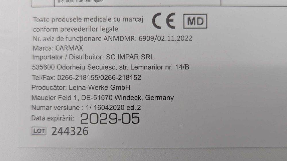 Trusa medicala auto
