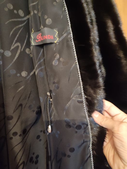 Шуба норковая черный бриллиант