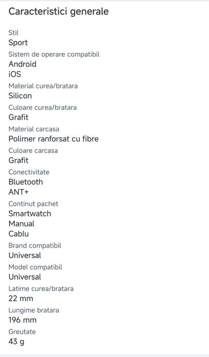Vând ceas Garmin NOU