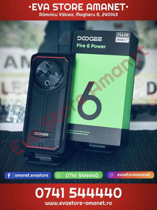 DOOGEE Fire 6 Power 15500mAh 18W 256GB 8+12GB RAM Dual SIM