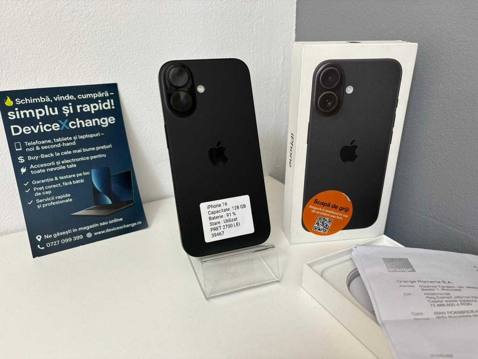 iPhone 16 128 GB 91 % SH * Garantie *Buy Back * deviceXchange