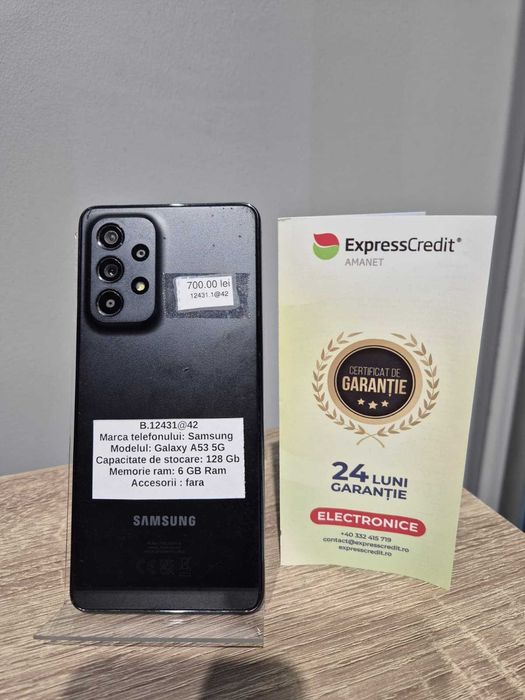 (AG42) Telefon Samsung Galaxy A53 B12431 - Garantie 2 ani!