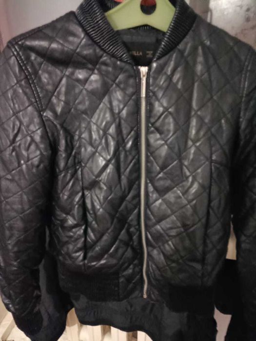 Куртка ЭКО КОЖА чёрная