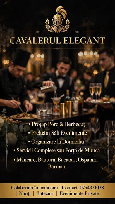 Catering evenimente private la domiciliu