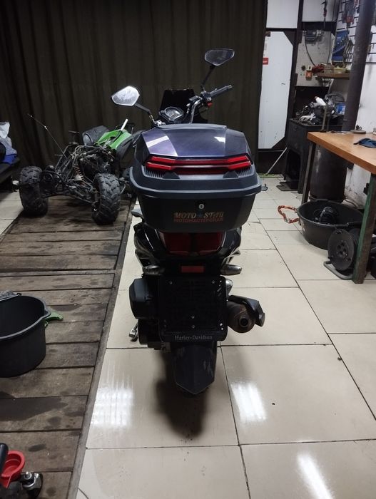 Скутер самурай мопед