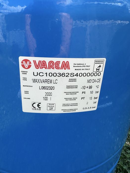 De vanzare Vas expansiune 100 litri